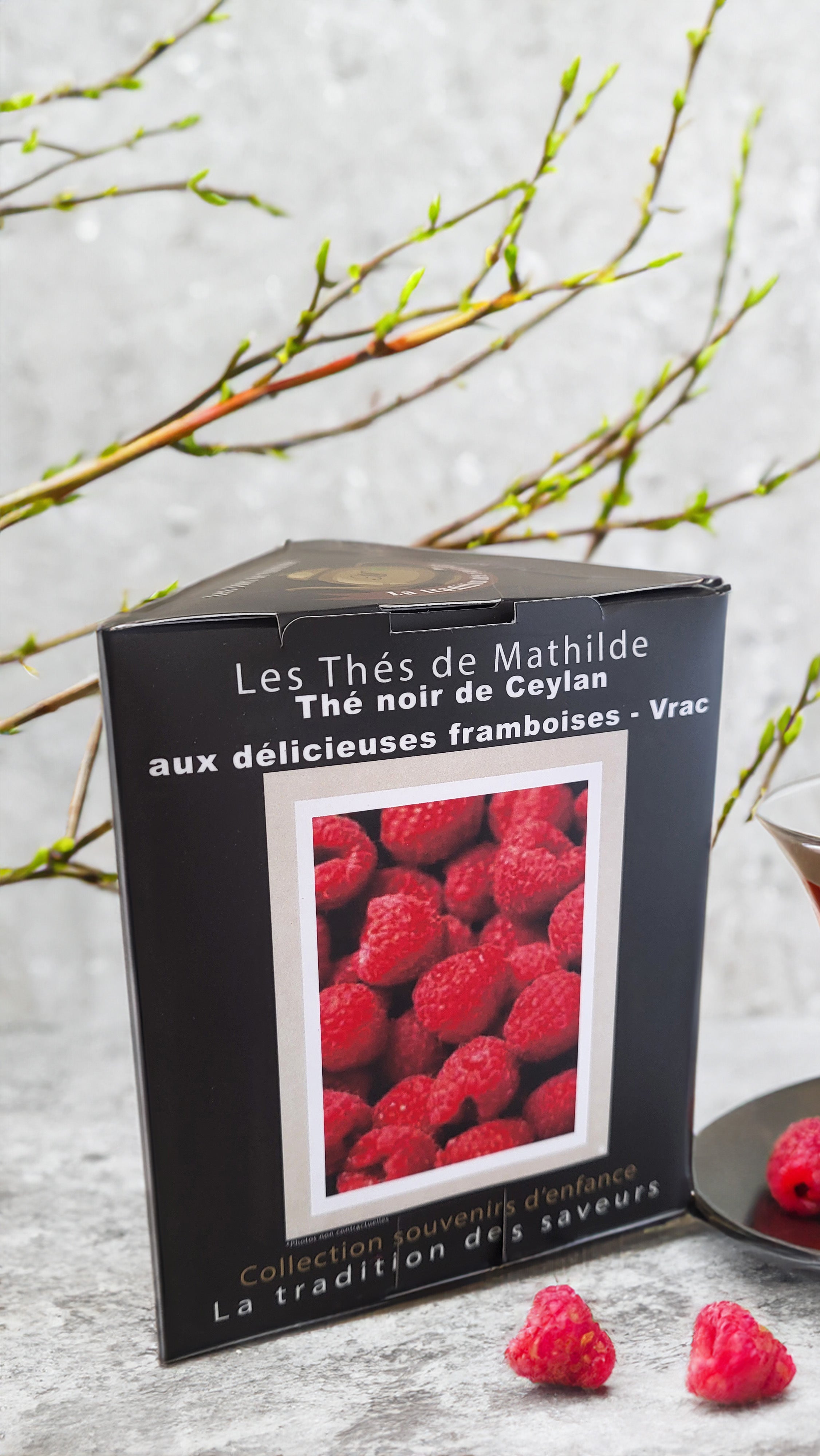 Thé Noir de Ceylan aux Délicieuses Framboises